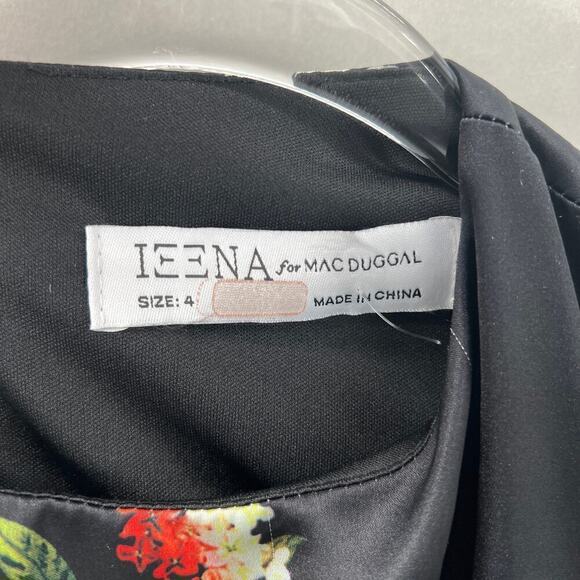 B41 Mac Duggal Gown Womens 4 Old Hollywood Floral Wedding Romantic Feminine - Picture 10 of 10